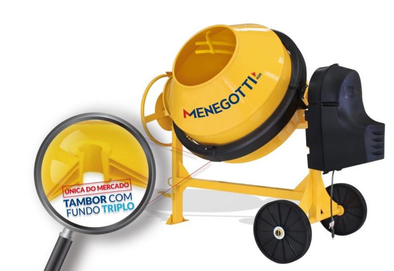 Betoneira 400L Prime Com Motor Monofásico 2Cv - Menegotti