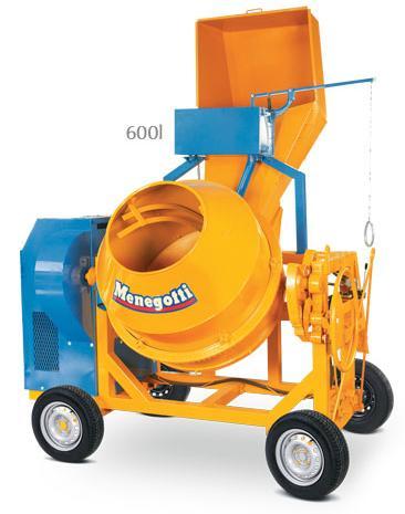 Betoneira Profissional Semihidráulica 600L – Menegotti